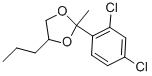 2-(2,4-Dichlorophenyl)-2-methyl-4-propyl-1,3-dioxolane Structure,83833-32-3Structure