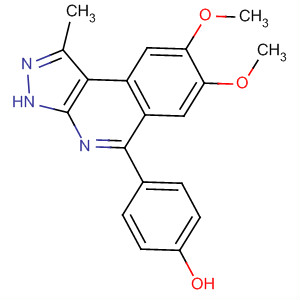 4-[1-Methyl-7,8-bis(methyloxy)-3h-pyrazolo[3,4-c]isoquinolin-5-yl]phenol Structure,838854-59-4Structure