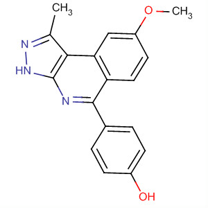 4-[1-Methyl-8-(methyloxy)-3h-pyrazolo[3,4-c]isoquinolin-5-yl]phenol Structure,838854-79-8Structure