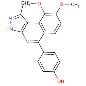 4-[1-Methyl-8,9-bis(methyloxy)-3h-pyrazolo[3,4-c]isoquinolin-5-yl]phenol Structure,838854-93-6Structure