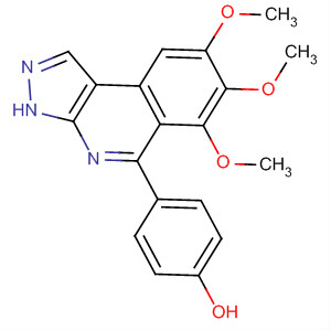 4-[6,7,8-Tris(methyloxy)-3h-pyrazolo[3,4-c]isoquinolin-5-yl]phenol Structure,838855-39-3Structure