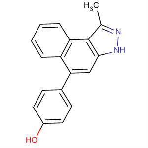 4-(1-Methyl-3h-benzo[e]indazol-5-yl)phenol Structure,838855-56-4Structure