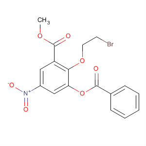 Methyl 2-[(2-bromoethyl)oxy]-5-nitro-3-[(phenylcarbonyl)oxy]benzoate Structure,838857-79-7Structure