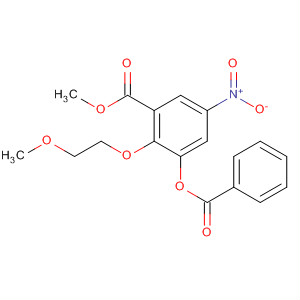 Methyl 2-{[2-(methyloxy)ethyl]oxy}-5-nitro-3-[(phenylcarbonyl)oxy]benzoate Structure,838857-97-9Structure