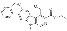 4-(Methoxymethyl)-6-(phenylmethoxy)-9h-pyrido[3,4-b]indole-3-carboxylic acid ethyl ester hydrochloride Structure,83910-44-5Structure