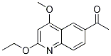 1-(2-Ethoxy-4-methoxyquinolin-6-yl)ethanone Structure,83938-91-4Structure