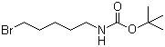 5-(T-boc-氨基)-1-戊基溴結(jié)構(gòu)式_83948-54-3結(jié)構(gòu)式