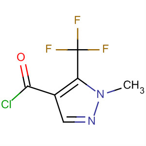 1-Methyl-5-(trifluoromethyl)-1h-pyrazole-4-carbonyl chloride Structure,840489-25-0Structure