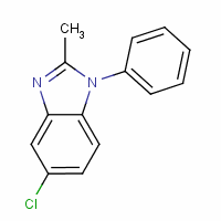 5-Chloro-2-methyl-1-phenyl-1h-benzoimidazole Structure,84100-59-4Structure