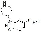 5-Fluoro-3-(4-piperidinyl)-1,2-benzisoxazole hydrochloride Structure,84163-16-6Structure