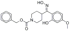 (E)-2-(5-methoxy)phenol 4-(n-benzyloxycarbonyl)piperidinyl-methanone oxime Structure,84163-47-3Structure