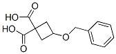 1,1-Cyclobutanedicarboxylic acid, 3-(phenylmethoxy)- Structure,84182-46-7Structure