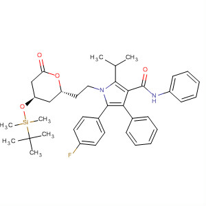 4-Tert-butyldimethylsilyl atorvastatin lactone Structure,842162-99-6Structure