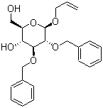 Allyl 2,3-di-o-benzyl-b-d-glucopyranoside Structure,84218-68-8Structure