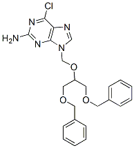 9-[[2-Benzyloxy-1-(benzyloxymethyl)-ethoxy]-methyl]-6-chloroguanine Structure,84222-47-9Structure