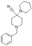 N-Benzyl-4-cyano-4-(1-piperidino)-piperidine Structure,84254-97-7Structure