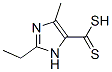 2-Ethyl-4-methylimidazole-5-dithiocarboxylic acid Structure,84255-42-5Structure