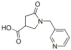 5-Oxo-1-(3-pyridinylmethyl)-3-pyrrolidinecarboxylic acid Structure,842958-29-6Structure