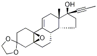 (5Alpha,10alpha,17beta)-5,10-epoxy-17-hydroxy-17-(1-propyn-1-yl)-estr-9(11)-en-3-one cyclic 1,2-ethanediyl acetal Structure,84371-57-3Structure