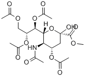 4,7,8,9-Tetra-O-acetyl-N-acetylneuraminic Acid Methyl Ester Structure,84380-10-9Structure