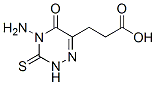 3-(4-Amino-5-oxo-3-thioxo-2,3,4,5-tetrahydro-1,2,4-triazin-6-yl)propanoic acid Structure,84424-74-8Structure