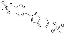 2-[4-[(Methylsulfonyl)oxy]phenyl]-benzo[b]thiophene-6-ol 6-methanesulfonate Structure,84449-65-0Structure