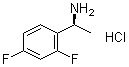 (S)-1-(2,4-二氟苯基)乙胺鹽酸鹽結(jié)構(gòu)式_844647-37-6結(jié)構(gòu)式