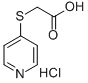 4-(Pyridylthio)acetic acid hydrochloride Structure,84468-14-4Structure