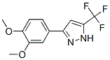 3-(3,4-Dimethoxyphenyl)-5-(trifluoromethyl)-1H-pyrazole Structure,845266-33-3Structure