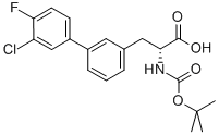 Boc-d-2-amino-3-(3-chloro-4-fluoro-biphenyl-3-yl)-propionic acid Structure,845529-27-3Structure