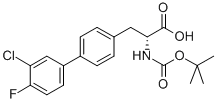 D-2-(boc-amino)-3-(3-chloro-4-fluorobiphenyl-4-yl)propanoic acid Structure,845530-07-6Structure