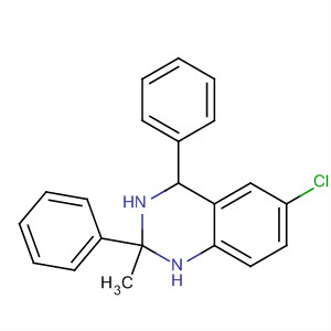 6-Chloro-1,2,3,4-tetrahydro-2-methyl-2,4-diphenylquinazoline Structure,84571-54-0Structure