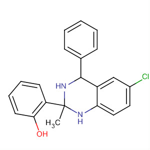 2-(6-Chloro-1,2,3,4-tetrahydro-2-methyl-4-phenyl-2-quinazolinyl)phenol Structure,84571-56-2Structure