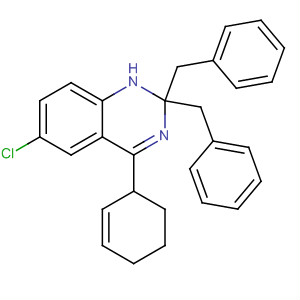 2,2-Dibenzyl-6-chloro-1,2,3,4-tetrahydro-4-phenylquinazoline Structure,84571-62-0Structure