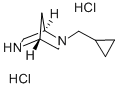 (1S,4s)-(+)-2-環(huán)丙基甲基-2,5-二氮雜雙環(huán)[2.2.1]庚烷雙鹽酸鹽結(jié)構(gòu)式_845866-63-9結(jié)構(gòu)式