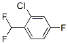 2-Chloro-1-difluoromethyl-4-fluorobenzene Structure,845866-83-3Structure