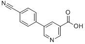 5-(4-Cyanophenyl)nicotinicacid Structure,845885-80-5Structure