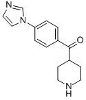 (4-Imidazol-1-yl-phenyl)-piperidin-4-yl-methanone Structure,845885-89-4Structure