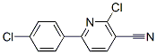 2-Chloro-6-(4-chlorophenyl)nicotinonitrile Structure,84596-41-8Structure