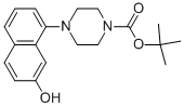 4-(7-Hydroxy-naphthalen-1-yl)-piperazine-1-carboxylic acid tert-butyl ester Structure,846033-00-9Structure