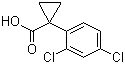 1-(2,4-Dichlorophenyl)cyclopropanecarboxylic acid Structure,84604-70-6Structure