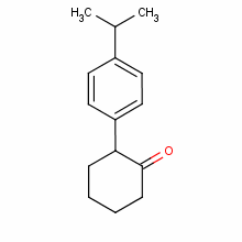 Cyclohexanone,2-[4-(1-methylethyl)phenyl]- Structure,84604-97-7Structure