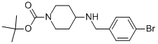 1-Boc-4-(4-bromo-benzylamino)-piperidine Structure,846605-66-1Structure