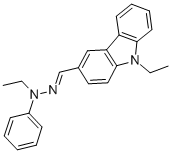 9-乙基咔唑-3-甲醛-N-乙基-N-苯腙結(jié)構(gòu)式_84678-52-4結(jié)構(gòu)式