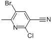 3-Pyridinecarbonitrile, 5-bromo-2-chloro-6-methyl- Structure,84703-18-4Structure