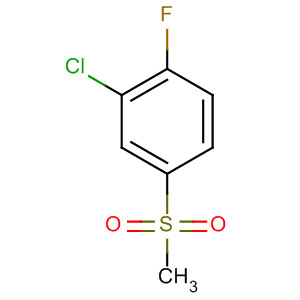 2-Chloro-1-fluoro-4-(methylsulfonyl)benzene Structure,847148-17-8Structure