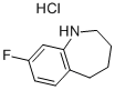 8-Fluoro-2,3,4,5-tetrahydro-1h-benzo[b]azepinehydrochloride Structure,847173-36-8Structure