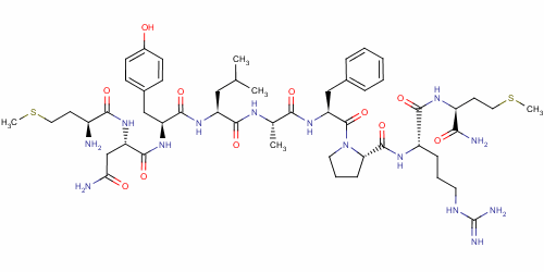 Methionyl-asparaginyl-tyrosyl-leucyl-alanyl-phenylalanyl-prolyl-arginyl-methioninamide Structure,84746-43-0Structure