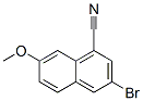 3-Bromo-7-methoxy-1-naphthonitrile Structure,847505-83-3Structure