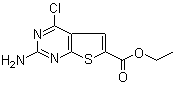 Ethyl 2-amino-4-chlorothieno[2,3-d]pyrimidine-6-carboxylate Structure,847560-46-7Structure